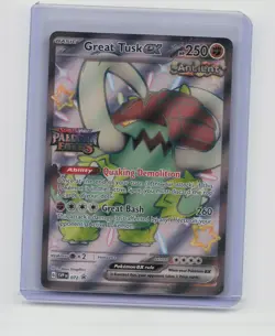 Great Tusk ex - (Paldean Fates Stamped) Promo Miscellaneous Cards & Products 072 - Image 1