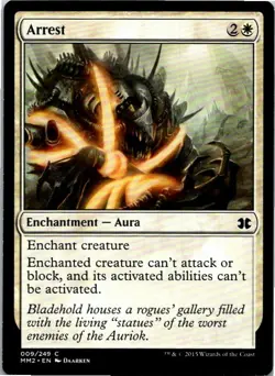 Arrest Magic The Gathering Modern Masters 2015 Card Light Play X1 - Image 1