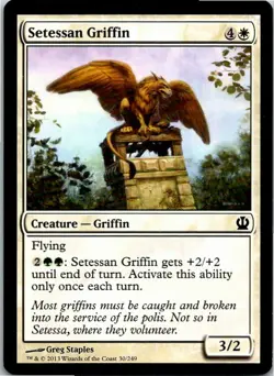 Setessan Griffin Magic The Gathering Theros Card Light Play X1 - Image 1