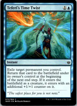 Teferi's Time Twist Magic The Gathering War Of The Spark Card Light Play X1 - Image 1