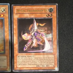 Yu-Gi-Oh! 4 Card Lot Foil 1st Ed Cybernetic + Silent Magician Mystic Swordsman - Image 2