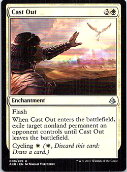 Cast Out Magic The Gathering Amonkhet Card Light Play X1 - Image 1