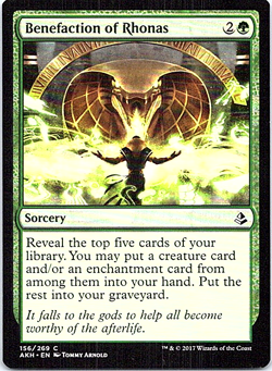 Benefaction Of Rhonas Magic The Gathering Amonkhet Card Light Play X1 - Image 1