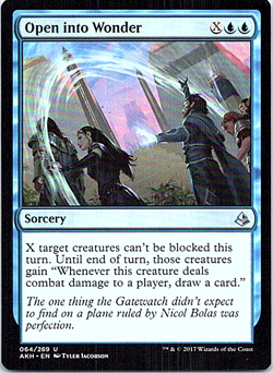 Open Into Wonder Magic The Gathering Amonkhet Card Light Play X1 - Image 1