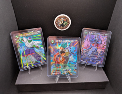 Bandai Dragon Ball Super CCG 3-Card Foil Alt Art Lot SSB Vegeta Piccolo - Image 1