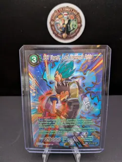 Bandai Dragon Ball Super CCG 3-Card Foil Alt Art Lot SSB Vegeta Piccolo - Image 2