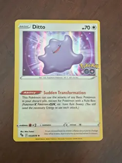 Ditto Holo Rare Pokemon GO 053/078 - Image 1