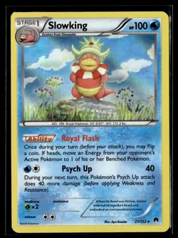 Pokemon TCG XY - BREAKpoint #21/122 Slowking HOLO FOIL - Image 1