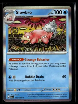 Pokemon TCG SV01: Scarlet & Violet Base Set #043/198 Slowbro - Image 1