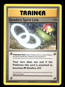 Pokemon TCG XY - Evolutions #86/108 Slowbro Spirit Link - Image 1