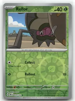Rellor 024/182 Reverse Holo Destined Rivals Pokemon TCG - Image 1