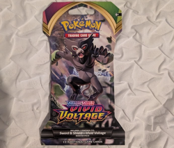 Vivid Voltage Sleeved Booster Pack Brand New Factory Sealed Pokemon TCG - Image 1