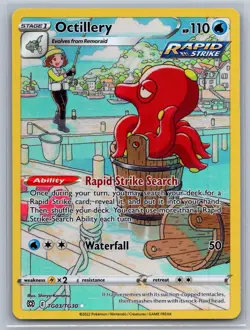 Pokemon Octillery TG03/TG30 Holo Brilliant Stars Trainer Gallery NM - Image 1