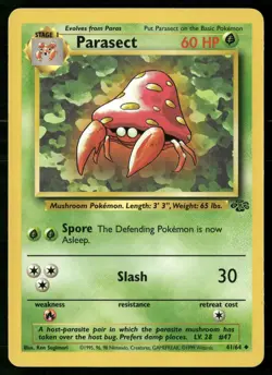Parasect 41/64 Uncommon Jungle Pokemon Unlimited MP - Image 1
