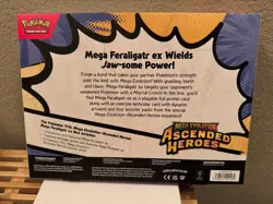 Pokemon TCG Mega Evolution—Ascended Heroes Mega Feraligatr ex Box NEW - Image 2