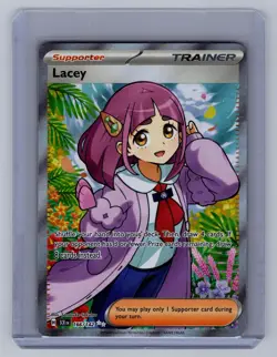 Lacey 166/142 Ultra Rare Stellar Crown Pokemon Holo Near Mint - Image 1