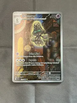 Pokemon TCG Beheeyem 121/086 Sv: Black Bolt Holo Authentic, Official NM - Image 1
