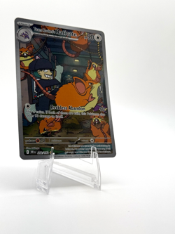 Pokemon Team Rocket's Raticate 202/182 Destined Rivals Illustration Rare - Image 2