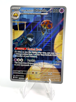 Pokemon Team Rocket's Orbeetle Illustration Rare Destined Rivals 198/182 - Image 1