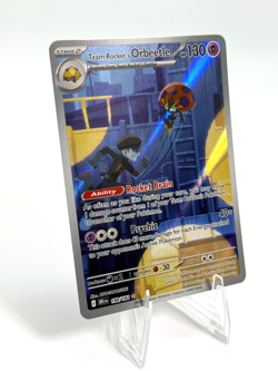 Pokemon Team Rocket's Orbeetle Illustration Rare Destined Rivals 198/182 - Image 3