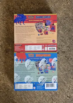 Sealed Pokemon Zamazenta & Zacian Sword and Shield Elite Trainer Box (Set Of 2) - Image 3