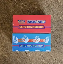 Sealed Pokemon Zamazenta & Zacian Sword and Shield Elite Trainer Box (Set Of 2) - Image 5