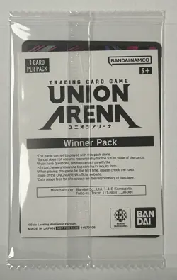 Union Arena Solo Leveling Sung Jinwoo WINNER UEPR/SLG-1-019 English Promo Sealed - Image 2