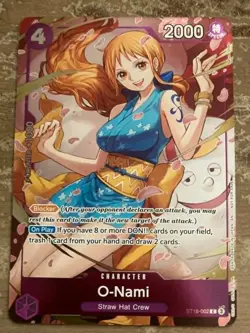 O-Nami ST18-002 Campaign Dash Pack Promo Heroines Edition One Piece English NM - Image 1