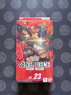 One Piece Starter Deck ST23 Red - Shanks (ST-23) - (ENGLISH) - Opened - Image 1