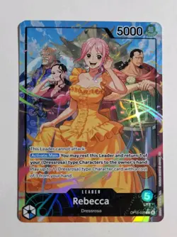 One Piece TCG Rebecca Leader Alt Art OP15-039 English NM - Image 1