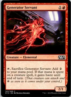 Generator Servant Magic The Gathering 2015 Card Light Play X1 - Image 1