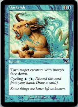Backslide Magic The Gathering Onslaught Card Light Play X1 - Image 1