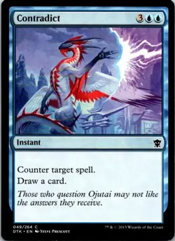 Contradict Magic The Gathering Dragons Of Tarkir Card Light Play X1 - Image 1