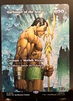 Harbinger of the Seas (Borderless) Marvel Universe Eternal-Legal MTG Regular NM - Image 1