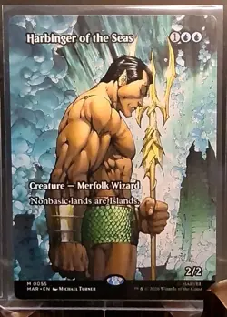Harbinger of the Seas (Borderless) Marvel Universe Eternal-Legal MTG Regular NM - Image 3