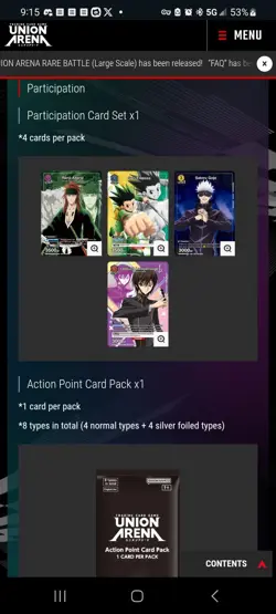 Union Arena Trading Card Game - Store Tournament Kit 2024 - Image 4