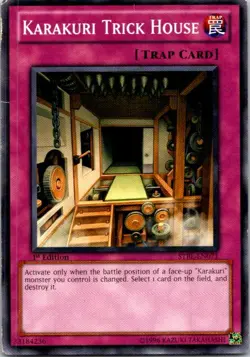 Karakuri Trick House STBL-EN088 Yu-Gi-Oh! Card Light Play 1st Edition - Image 1