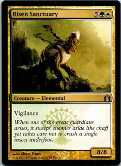 Risen Sanctuary Magic The Gathering Return To Ravnica Card Light Play X1 - Image 1