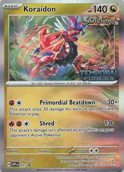 Koraidon - (Prerelease) Promo SV: Scarlet & Violet Promo Cards 091 NM - Image 1