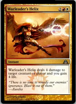 Warleader's Helix Magic The Gathering Dragon's Maze Card Mint X1 - Image 1