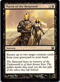 March Of The Returned Magic The Gathering Theros Card Light Play X1 - Image 1