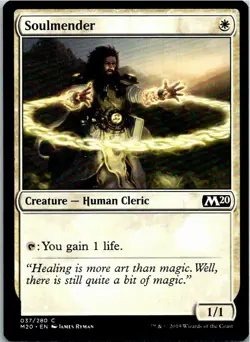 Soulmender Magic The Gathering 2020 Core Card Mint X1 - Image 1