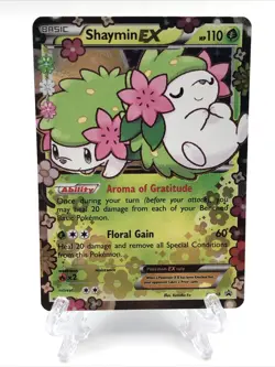 Pokemon Shaymin EX XY148 Black Star Promo Holo Trading Card LP - Image 1