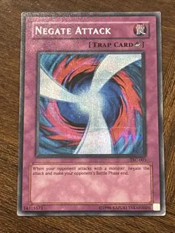Yu-Gi-Oh! TCG Negate Attack (The Sacred Cards) TSC-003 Promo Secret Rare LP - Image 1
