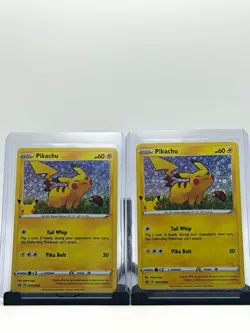 Pokemon TCG Pikachu SWSH039 Holo Promo Sword & Shield Promo (General Mills) - Image 1