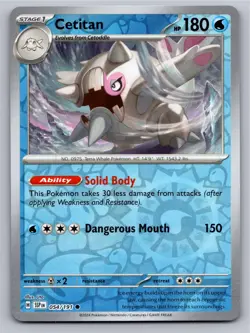 Cetitan 054/191 Common Surging Sparks Pokemon Reverse Holo Near Mint - Image 1