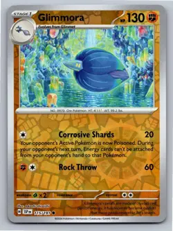 Glimmora 115/191 Common Surging Sparks Pokemon Reverse Holo Near Mint - Image 1
