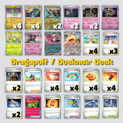 Dragapult Ex / Dusknoir Competitive Deck Pokemon TCG (60 Cards) - Image 1