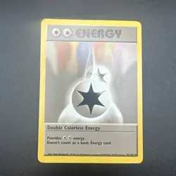DOUBLE COLORLESS ENERGY - 96/102 - Base Set - Pokemon Card - HP - Image 1