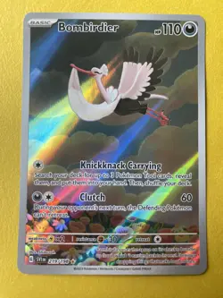 Pokemon TCG Bombirdier Scarlet & Violet Base Set 219/198 - Image 1